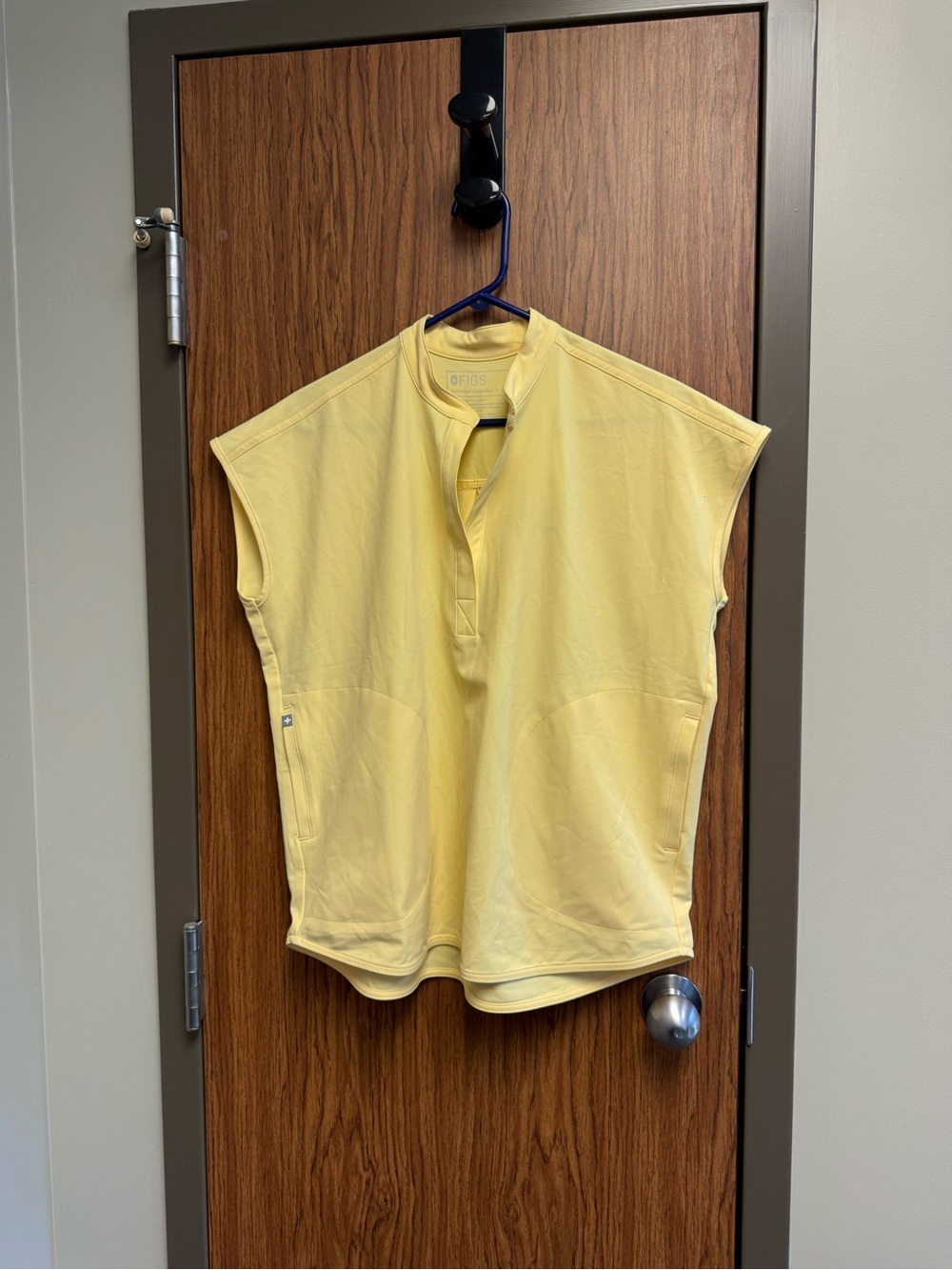 Figs Women's yellow Rafaela top
